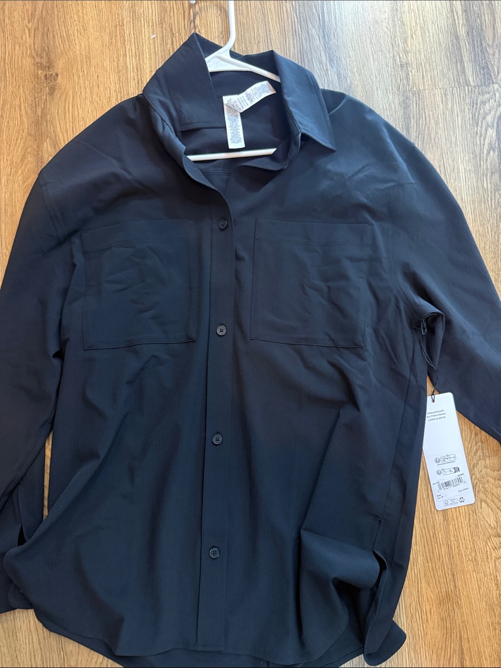 Women’s Black Button-Up Shirt Jacket